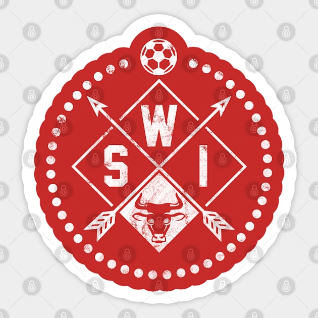 Switzerland Soccer Fan Sticker by Rayrock76